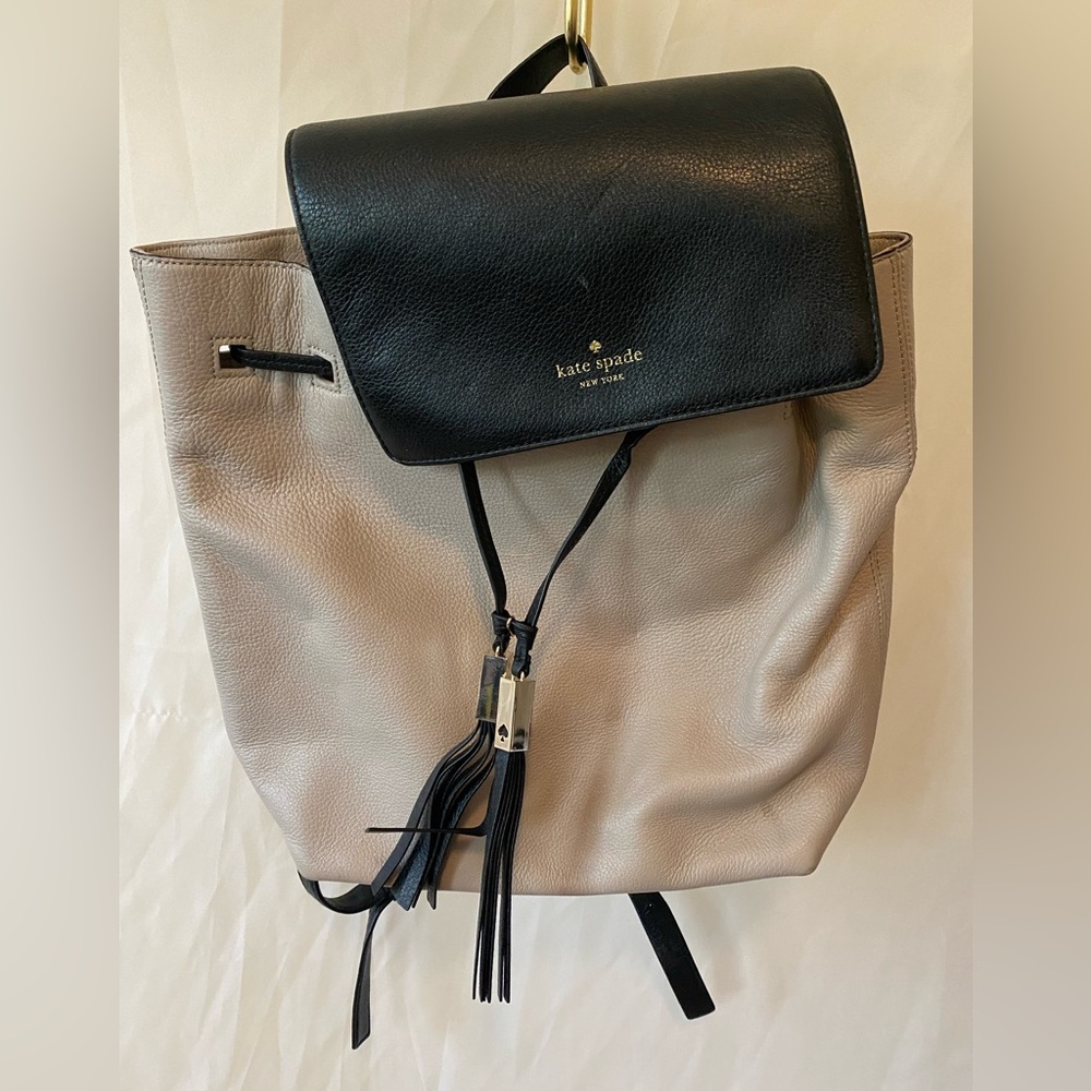 Leather Kate Spade backpack gently used.